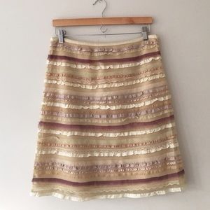 Persaman Ribbon A-Line Skirt